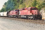Eastbound grain train